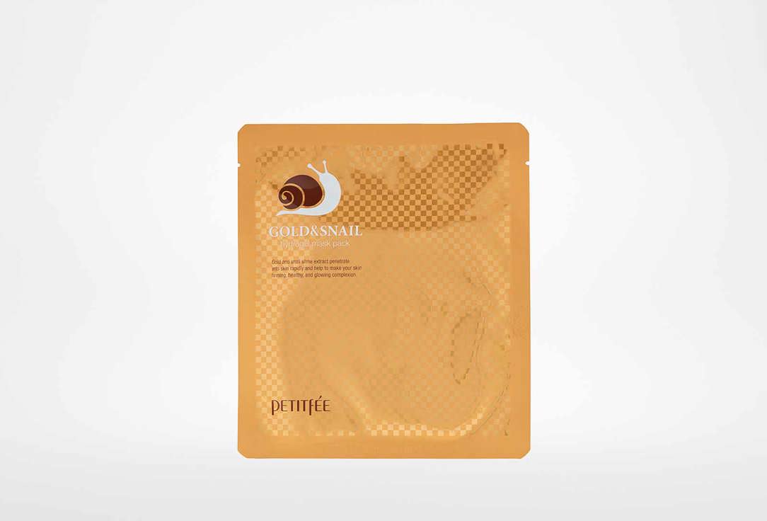 Гидрогелевая маска  PETITFEE Gold&Snail Hydrogel Mask Pack 