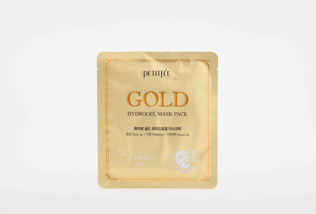 Гидрогелевая маска PETITFEE Gold Hydrogel Mask Pack 