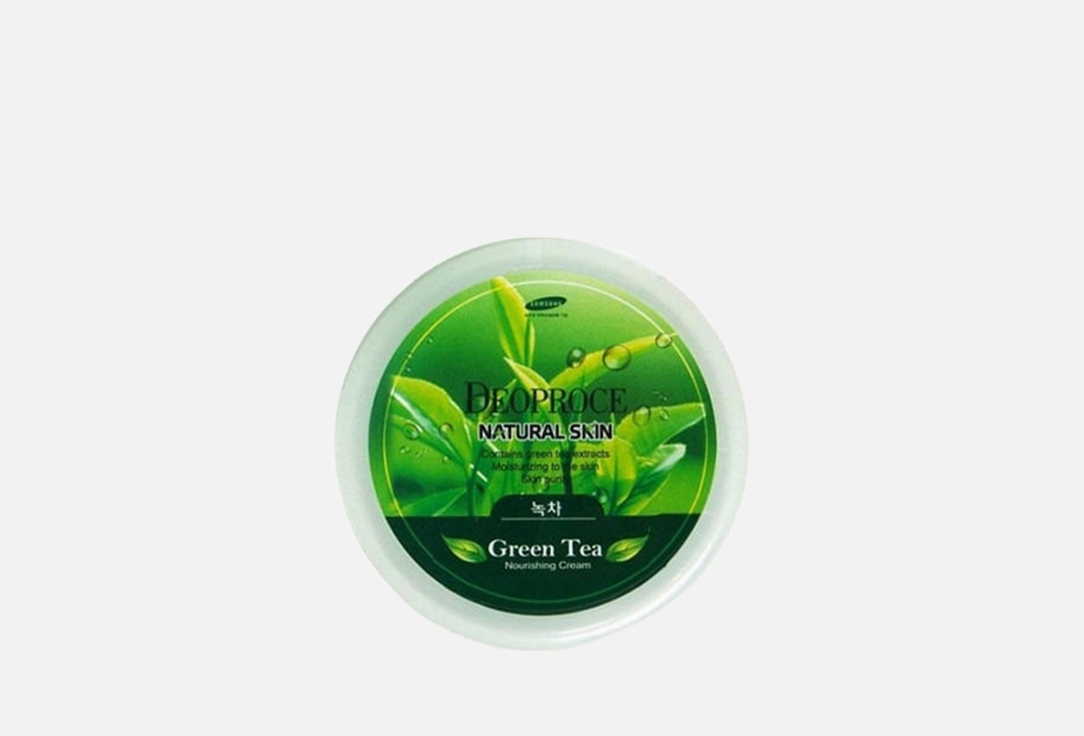 Крем для лица и тела Deoproce Natural Skin Greentea Nourishing Cream 
