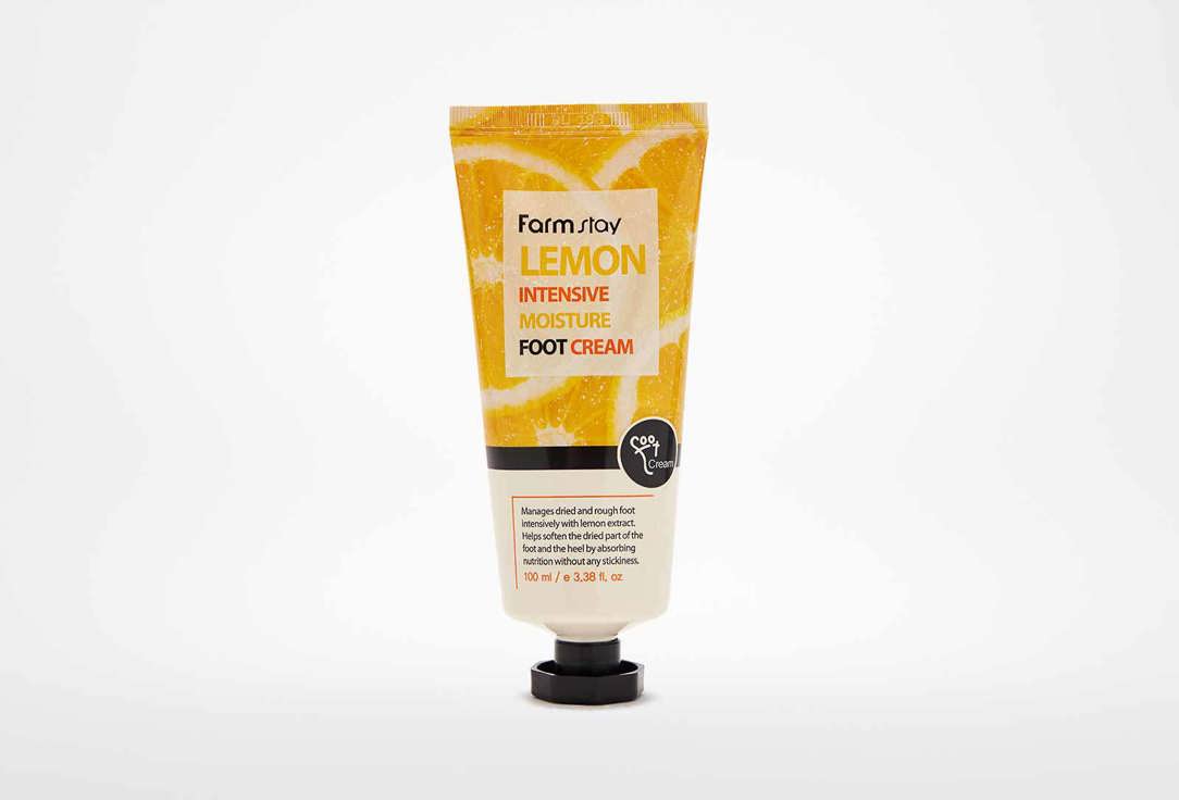 Крем для ног FARM STAY LEMON INTENSIVE MOISTURE FOOT CREAM 100 мл