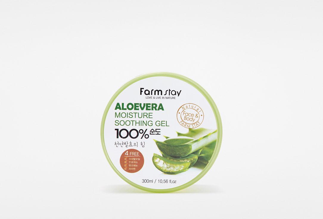 Изображение товара Гель для тела Farm Stay Aloe Vera Moisture Soothing Gel 300 мл увлажнение и успокоение