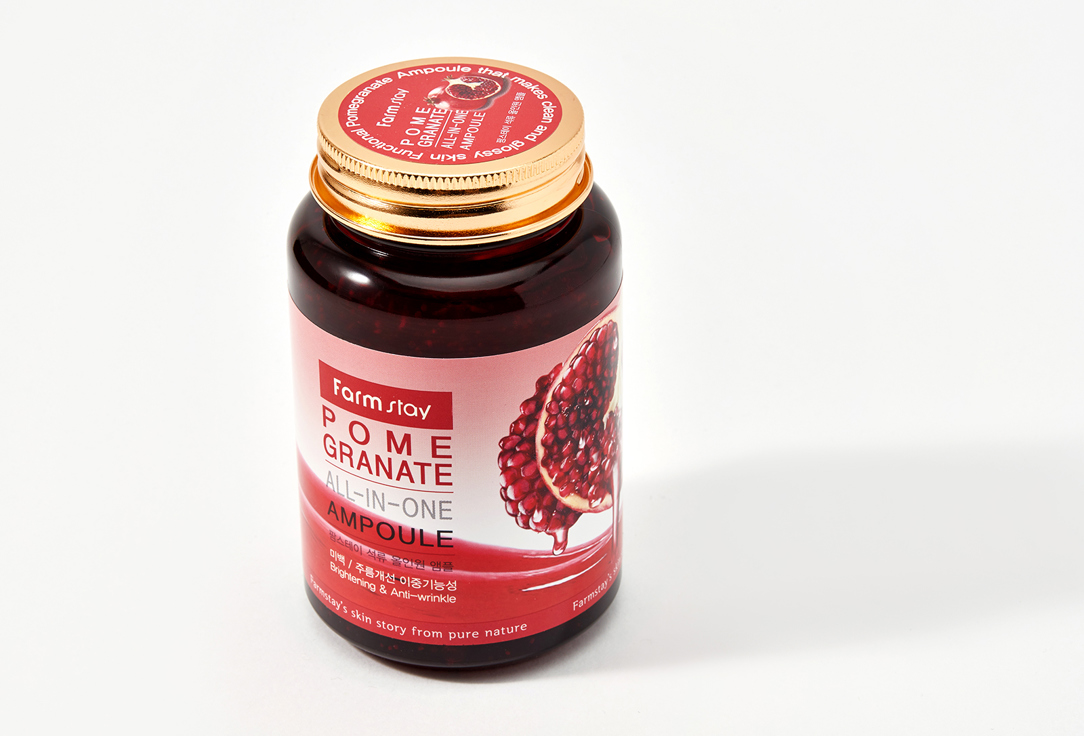 Средство многофункциональное ампульное с экстрактом граната Farm Stay Pomegranate ALL-IN ONE AMPOULE 