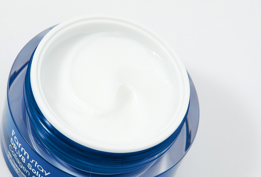 Крем для лица Farm Stay Dr-V8 Solution Collagen Cream 