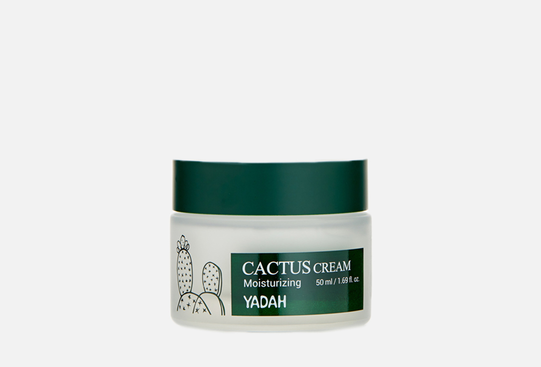 Увлажняющий крем для лица YADAH CACTUS MOISTURIZING CREAM 50 мл yadah cactus cream увлажняющий крем для лица 50 мл