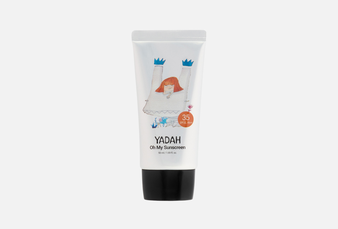 Успокаивающий солнцезащитный крем SPF35 PA++ YADAH OH MY SUN SCREEN 50 мл