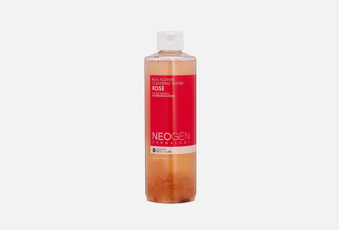 мицелярная вода bielenda rose care 500 мл Очищающая вода для лица NEOGEN REAL FLOWER CLEANSING WATER ROSE 300 мл