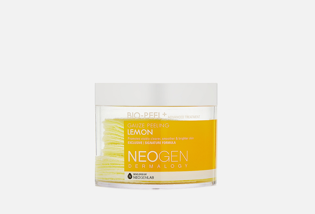 Изображение товара Диски для лица Neogen BIO-PEEL+ GAUZE PEELING LEMON 200 мл