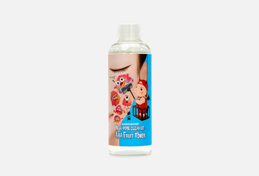Тонер для лица c кислотами Elizavecca Milky Piggy Hell-Pore Clean Up AHA Fruit Toner 