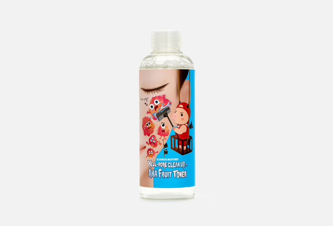 Изображение товара Тонер для лица c кислотами Elizavecca Milky Piggy Hell-Pore Clean Up AHA Fruit Toner