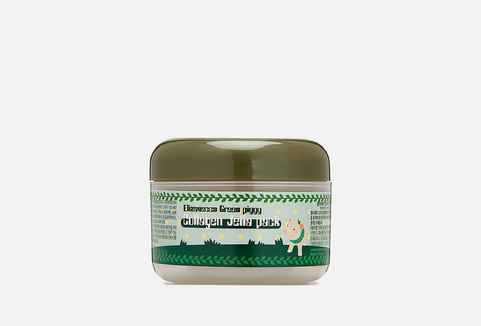Elizavecca Гелевая маска для лица GREEN PIGGY COLLAGEN JELLA PACK