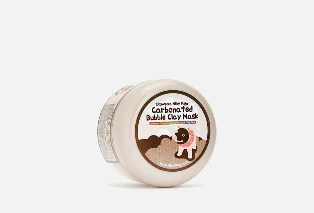 Изображение товара Пузырьковая глиняная маска для лица Elizavecca MILKY PIGGY CARBONATED BUBBLE CLAY MASK