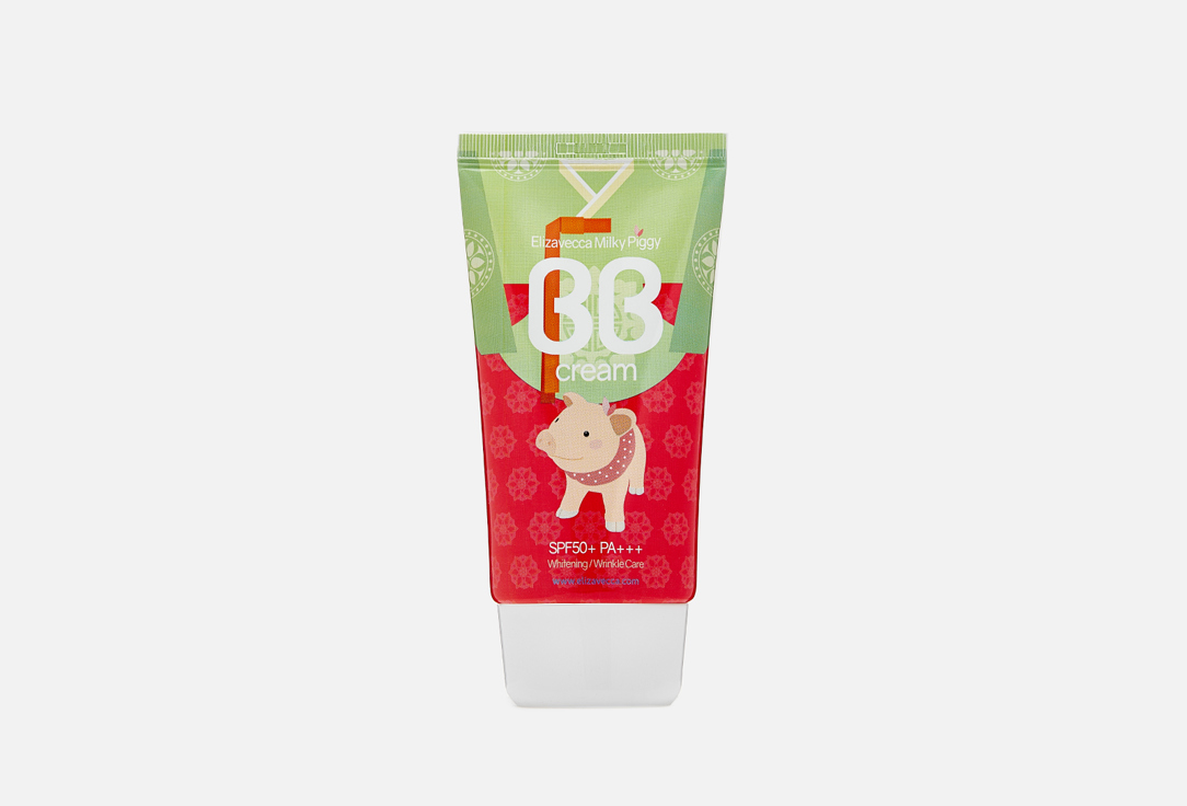 BB-крем для лица, SPF50+ PA+++ Elizavecca Milky Piggy BB cream 