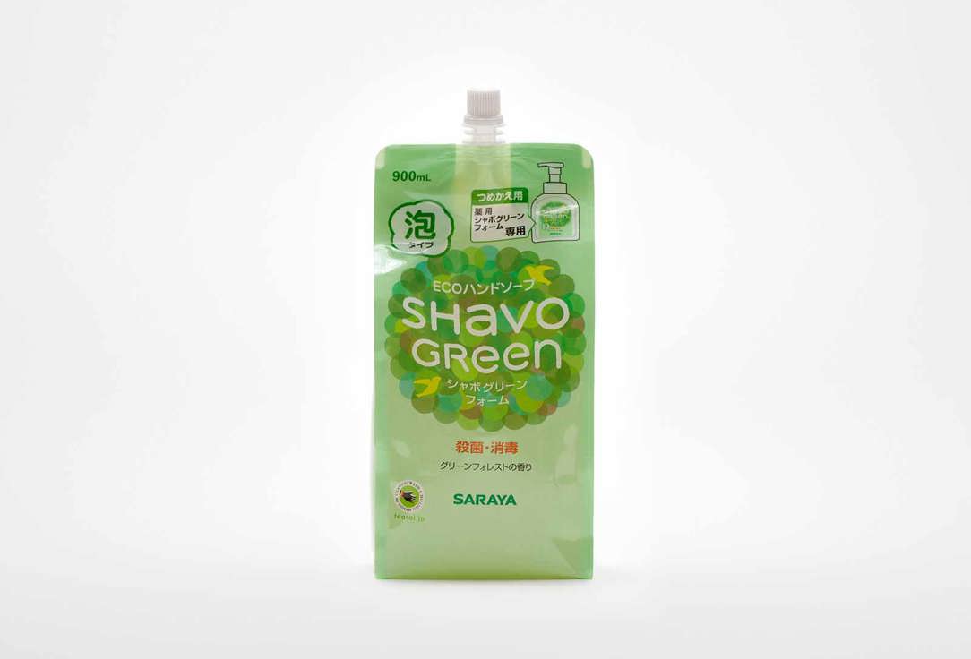 Мыло для рук Shavo Green Пенящееся сменный блок 