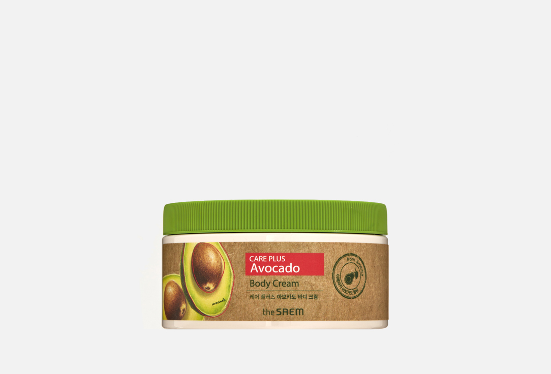 Крем для тела с экстрактом авокадо THE SAEM Care Plus Avocado Body Cream 300 мл отметьте галочки 2 гоу care plus