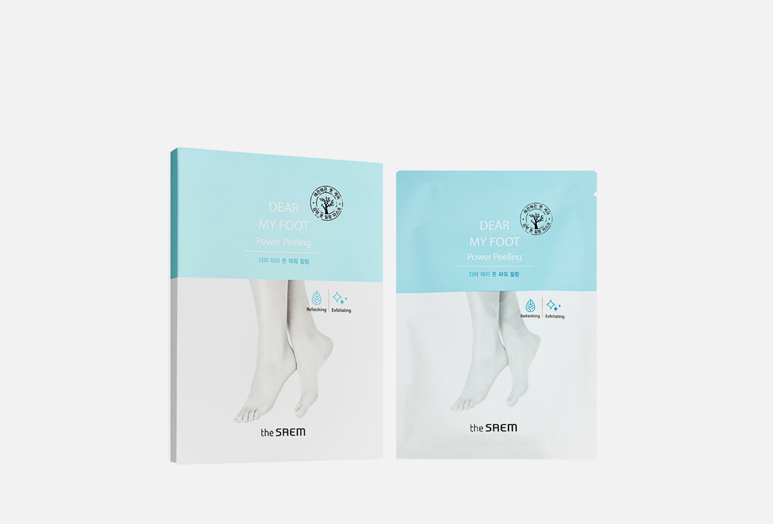 Изображение товара Маска для ног THE Saem Dear My Foot Power Peeling для отшелушивания