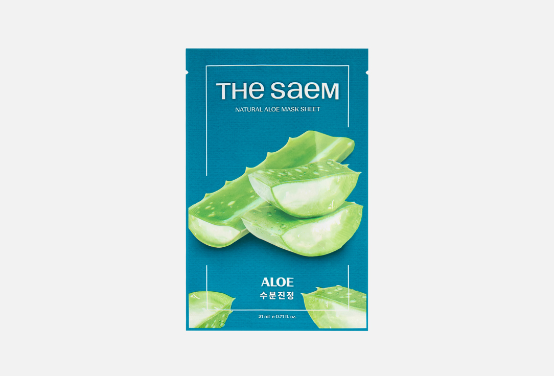

тканевая маска для лица THE SAEM, Natural Aloe 1 шт