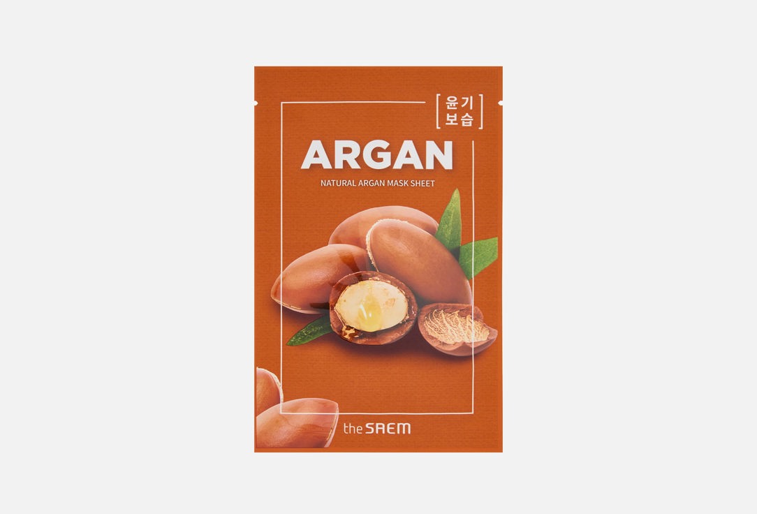 

тканевая маска для лица THE SAEM, Natural Argan 1 шт