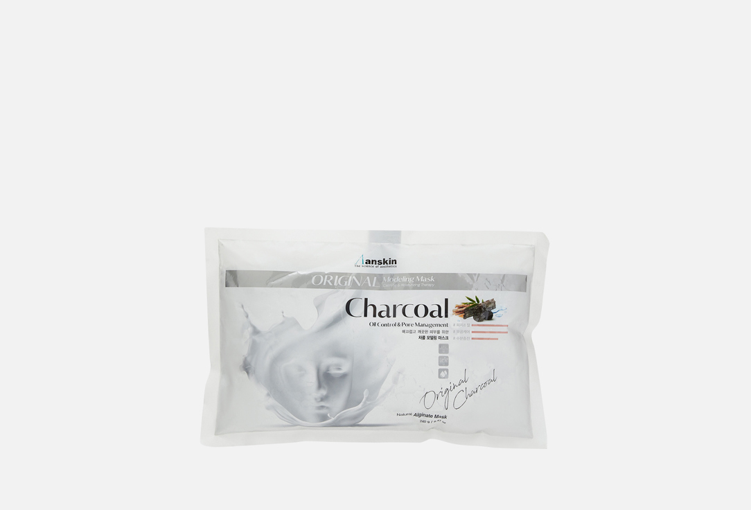 Альгинатная маска ANSKIN Original Charcoal Modeling Mask 240 г