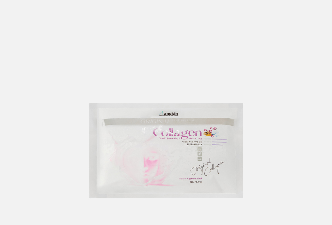 

Альгинатная маска ANSKIN, Original Collagen Modeling Mask 240 г