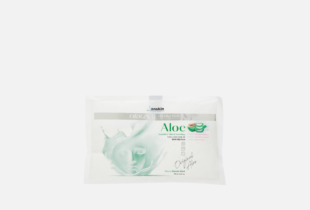 Альгинатная маска с экстрактом алоэ ANSKIN Original Aloe Modeling Mask 240 г фотографии