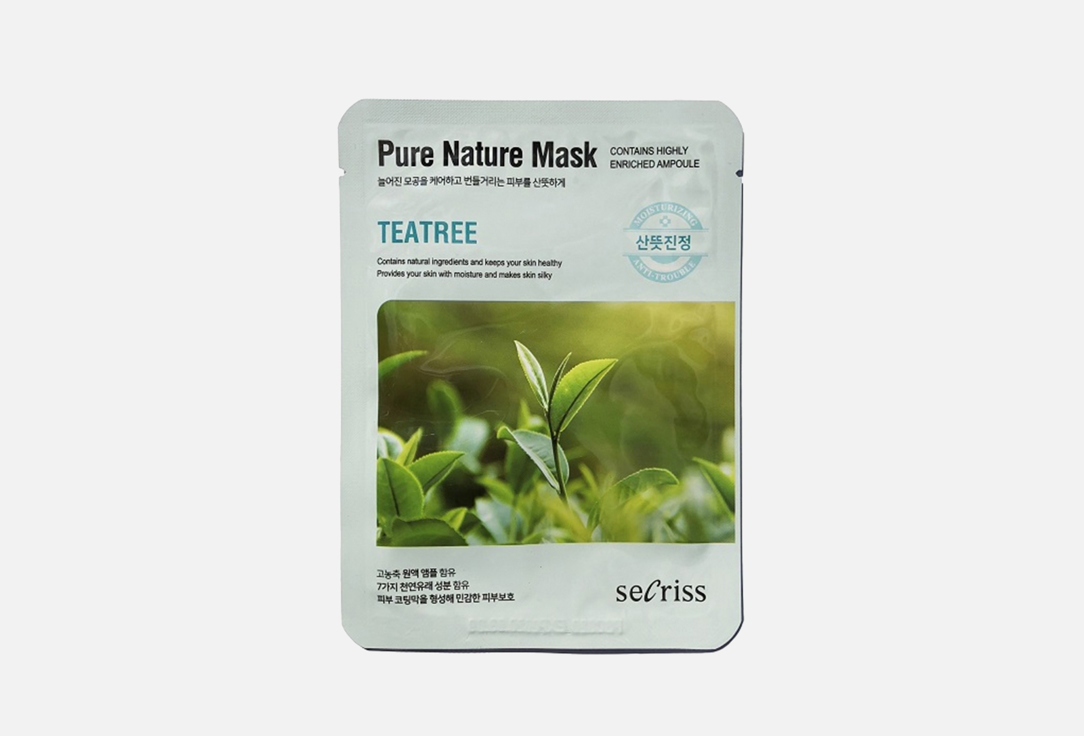 Изображение товара Маска для лица тканевая ANSKIN Secriss Pure Nature Tea Tree